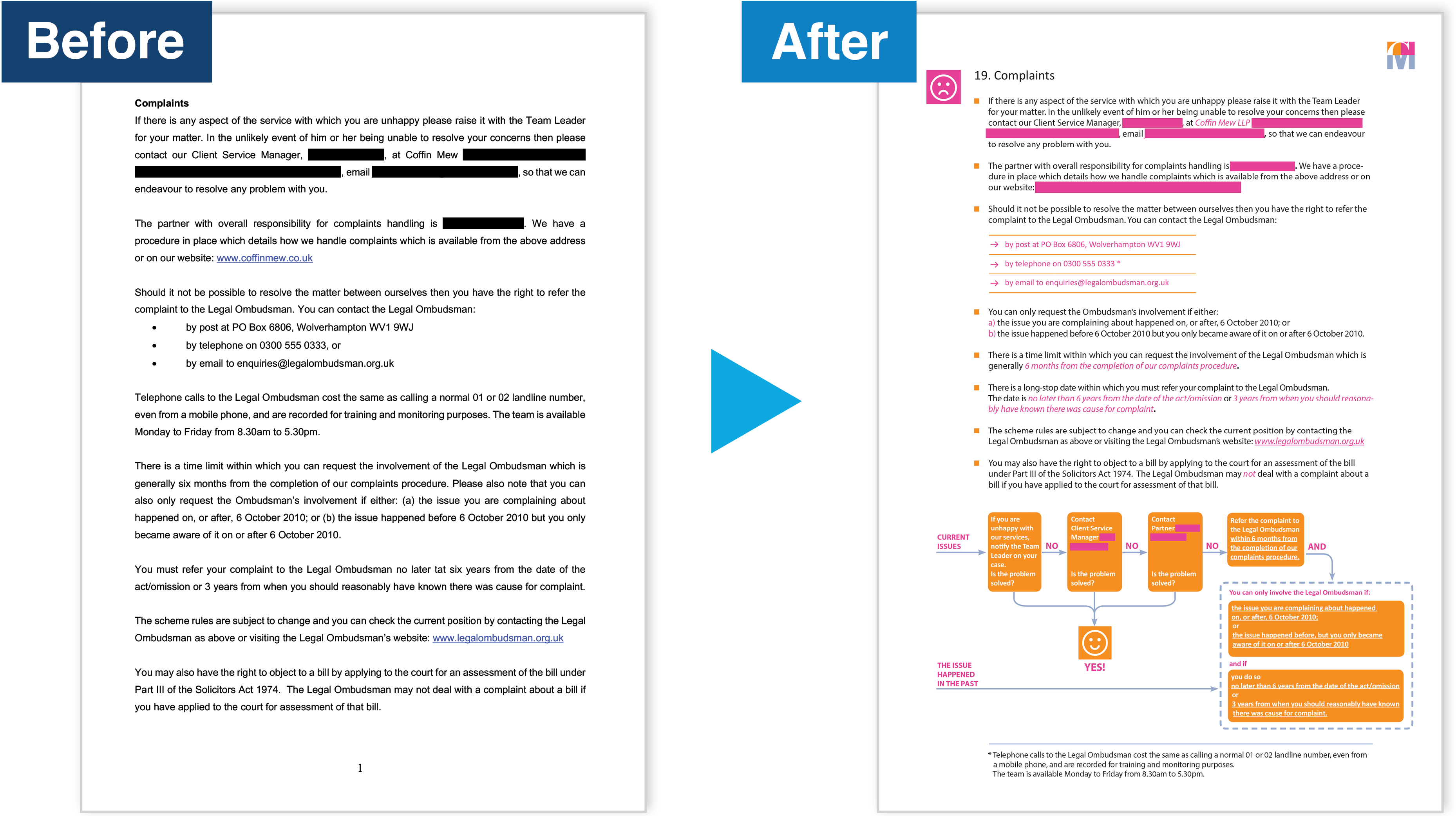 Contract Design and Simplification